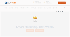 Desktop Screenshot of gopati.com