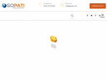 Tablet Screenshot of gopati.com